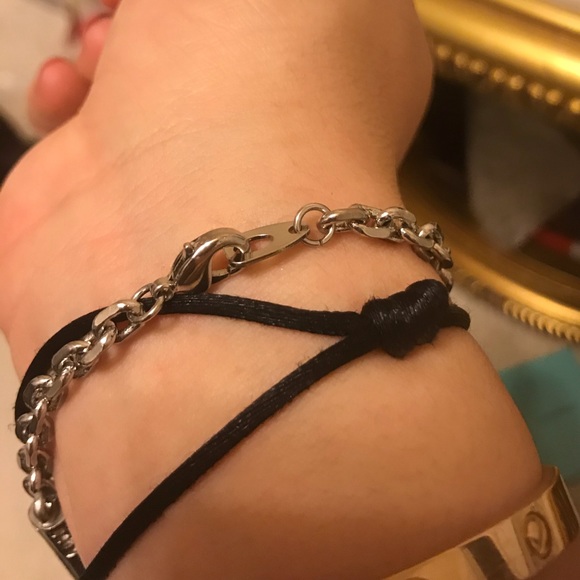 ❤️TRADED❤️Dior silver tone rhinestone bracelet - Picture 4 of 8